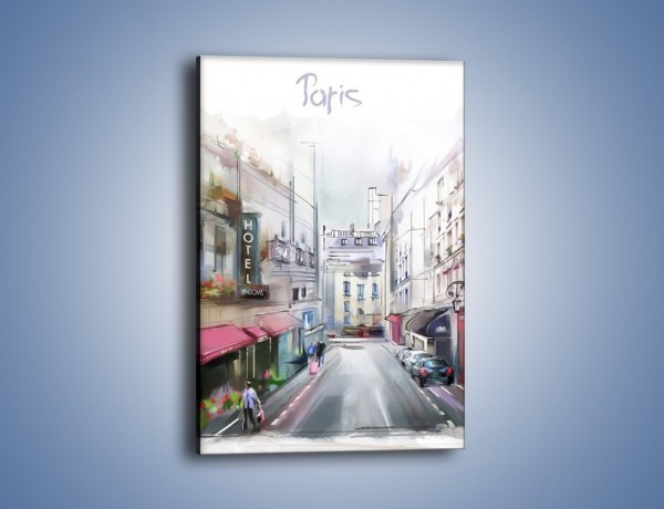 Obraz na płótnie – Urok paryża za dnia – jednoczęściowy prostokątny pionowy GR342