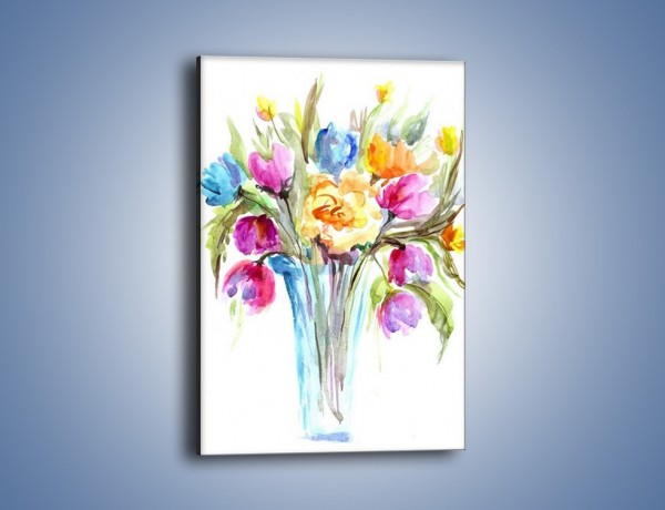 Obraz na płótnie – Wazonik z kwiatami – jednoczęściowy prostokątny pionowy GR446
