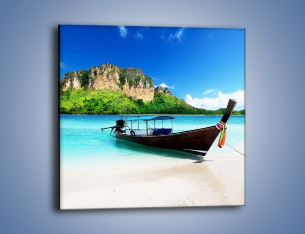 Obraz na płótnie – Spokojny krajobraz w tajlandii – jednoczęściowy kwadratowy KN1196A