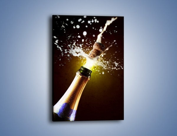 Obraz na płótnie – Wystrzał korka od szampana – jednoczęściowy prostokątny pionowy JN008