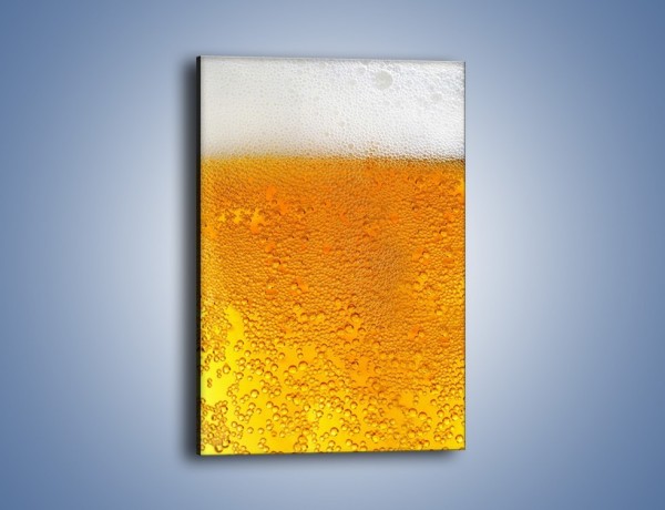 Obraz na płótnie – Orzeźwiające piwo z pianą na dwa palce – jednoczęściowy prostokątny pionowy JN011