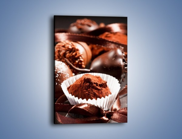Obraz na płótnie – Małe czekoladowe pociechy – jednoczęściowy prostokątny pionowy JN124