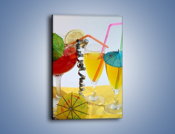 Obraz na płótnie – Sylwestrowe drinki – jednoczęściowy prostokątny pionowy JN206