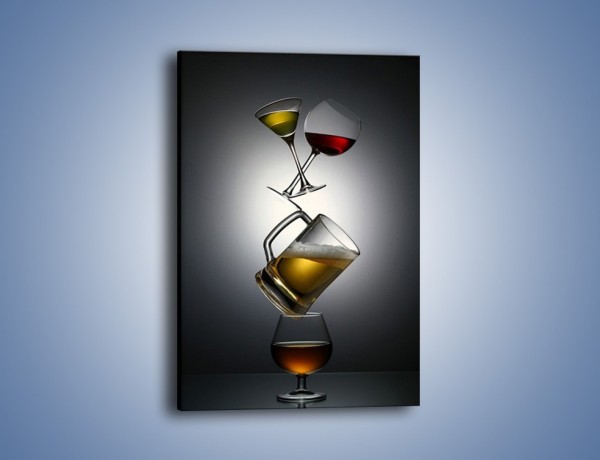 Obraz na płótnie – Alkoholowy misz-masz – jednoczęściowy prostokątny pionowy JN336