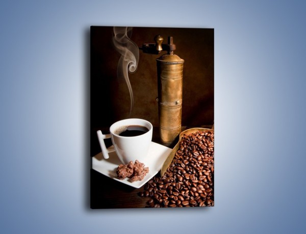 Obraz na płótnie – Opowieści przy mocnej kawie – jednoczęściowy prostokątny pionowy JN360