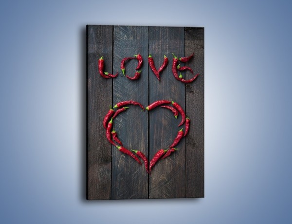 Obraz na płótnie – Ostra miłość do czerwonego – jednoczęściowy prostokątny pionowy JN611