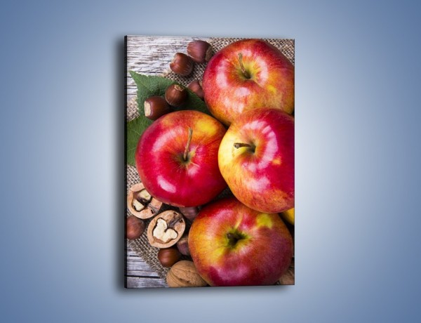 Obraz na płótnie – Jabłka z orzechami – jednoczęściowy prostokątny pionowy JN669
