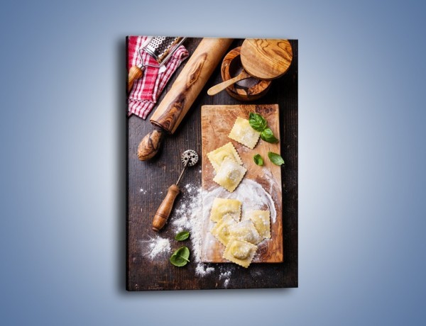 Obraz na płótnie – Pierożkowe wariacje w kuchni – jednoczęściowy prostokątny pionowy JN680