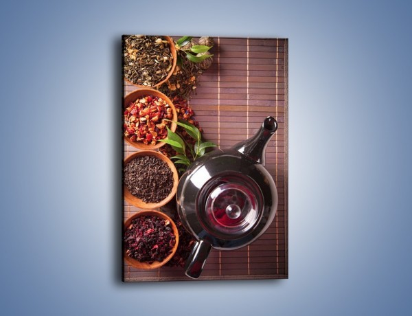 Obraz na płótnie – Sypana smakowa herbata – jednoczęściowy prostokątny pionowy JN687