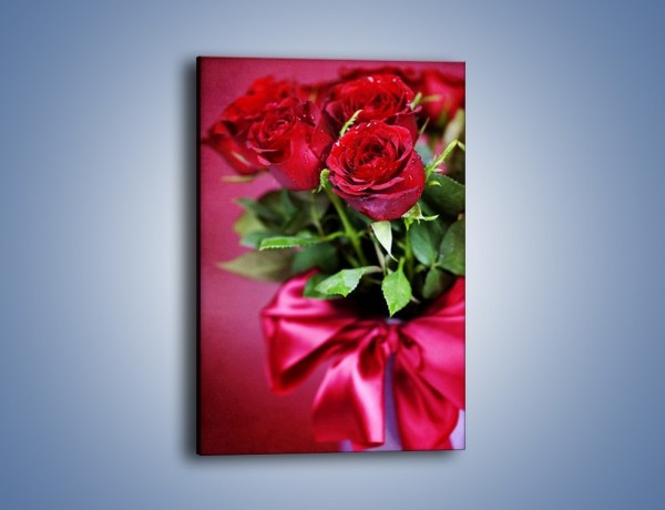 Obraz na płótnie – Róża z charakterem – jednoczęściowy prostokątny pionowy K214