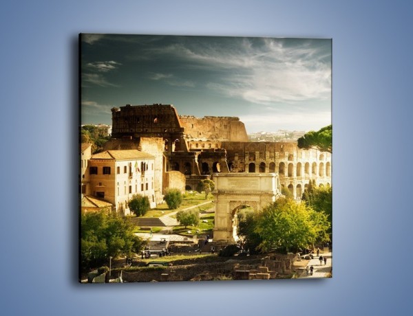 Obraz na płótnie – Ruiny starożytnego Rzymu – jednoczęściowy kwadratowy AM357