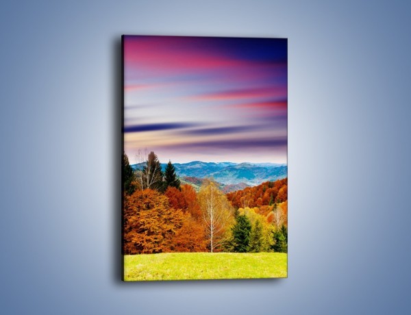 Obraz na płótnie – Drzewa w kolorach jesieni – jednoczęściowy prostokątny pionowy KN099