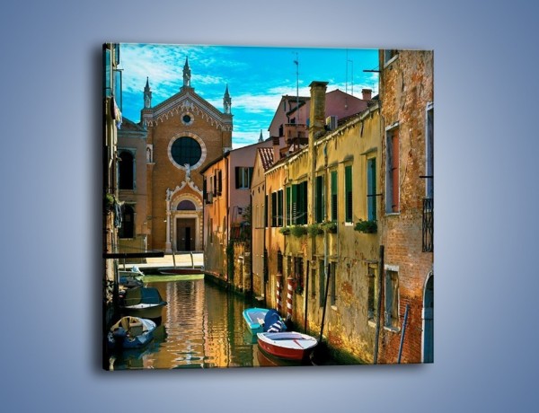 Obraz na płótnie – Cały urok Wenecji w jednym kadrze – jednoczęściowy kwadratowy AM371