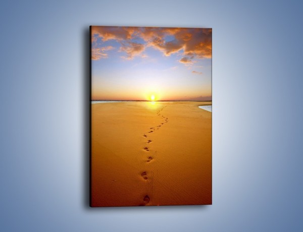 Obraz na płótnie – Piaskowym krokiem do słońca – jednoczęściowy prostokątny pionowy KN165