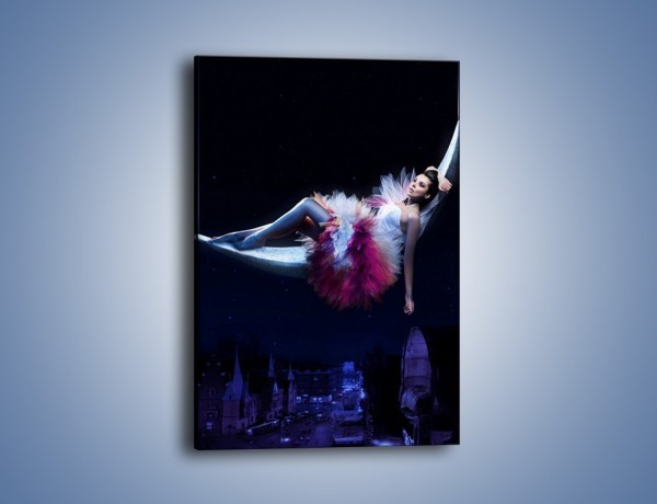 Obraz na płótnie – Ciemna nocą w hamaku – jednoczęściowy prostokątny pionowy L074