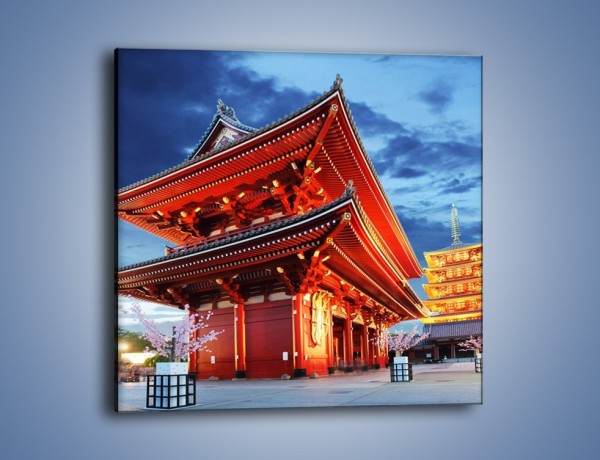Obraz na płótnie – Świątynia Senso-ji w Tokyo – jednoczęściowy kwadratowy AM378