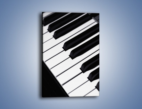 Obraz na płótnie – Nauka gry na pianinie – jednoczęściowy prostokątny pionowy O085