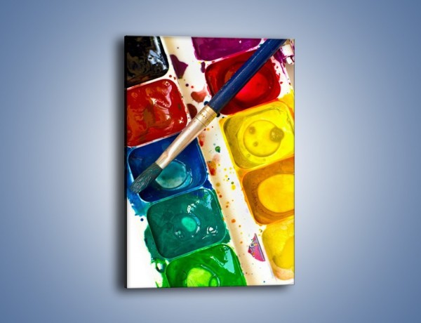 Obraz na płótnie – Kolorowy świat malowany farbami – jednoczęściowy prostokątny pionowy O116