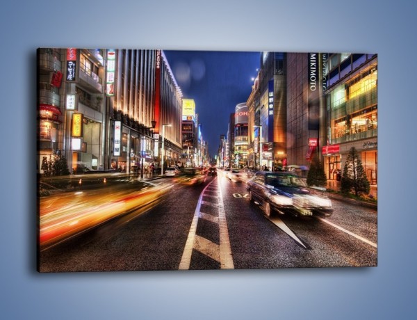Obraz na płótnie – Tokyo w ruchu – jednoczęściowy prostokątny poziomy AM015