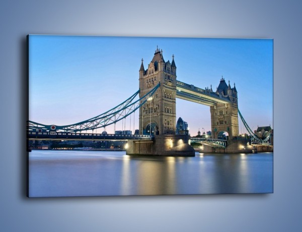 Obraz na płótnie – Tower Bridge o poranku – jednoczęściowy prostokątny poziomy AM143
