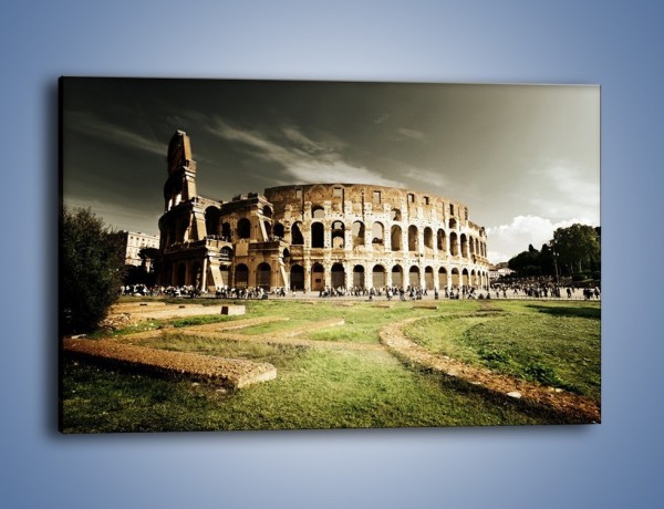 Obraz na płótnie – Koloseum przed burzą – jednoczęściowy prostokątny poziomy AM271