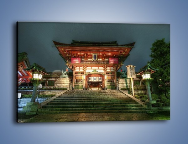 Obraz na płótnie – Świątynia w Kyoto – jednoczęściowy prostokątny poziomy AM327