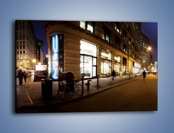 Obraz na płótnie – Flatiron Building w Nowym Jorku – jednoczęściowy prostokątny poziomy AM345