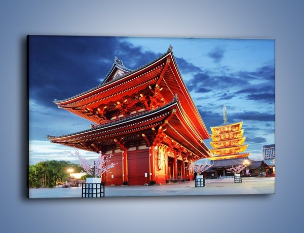 Obraz na płótnie – Świątynia Senso-ji w Tokyo – jednoczęściowy prostokątny poziomy AM378