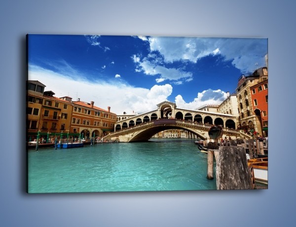 Obraz na płótnie – Most Rialto w Wenecji – jednoczęściowy prostokątny poziomy AM386