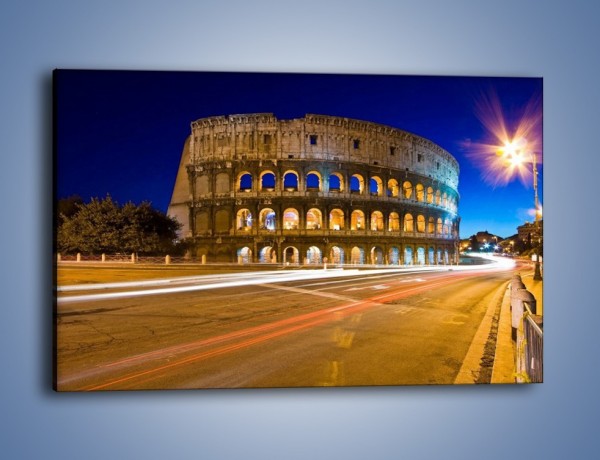 Obraz na płótnie – Koloseum po zmierzchu – jednoczęściowy prostokątny poziomy AM443