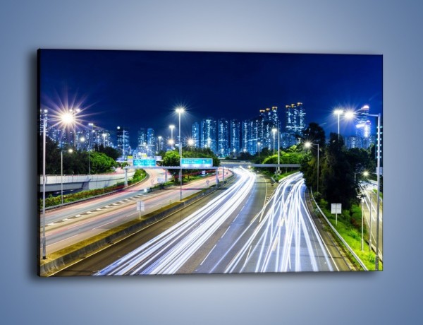 Obraz na płótnie – Autostrada prowadząca do Hong Kongu – jednoczęściowy prostokątny poziomy AM504