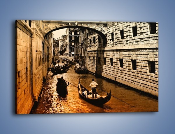 Obraz na płótnie – Most Westchnień w Wenecji – jednoczęściowy prostokątny poziomy AM518