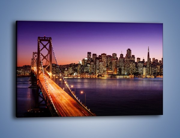 Obraz na płótnie – San Francisco – Oakland Bay Bridge – jednoczęściowy prostokątny poziomy AM520