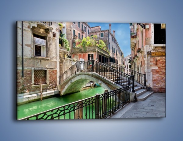 Obraz na płótnie – Wenecki most – jednoczęściowy prostokątny poziomy AM523