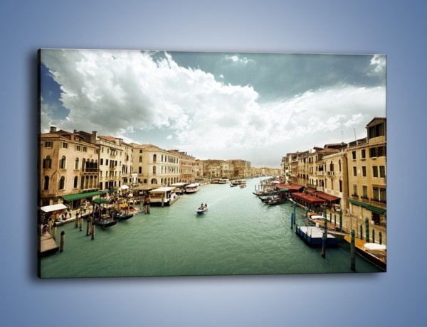 Obraz na płótnie – Cieśnina Canal Grande w Wenecji – jednoczęściowy prostokątny poziomy AM559