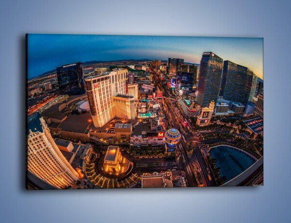 Obraz na płótnie – Centrum Las Vegas – jednoczęściowy prostokątny poziomy AM588