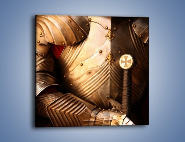 Obraz na płótnie – Złoto w zbroi – jednoczęściowy kwadratowy L145