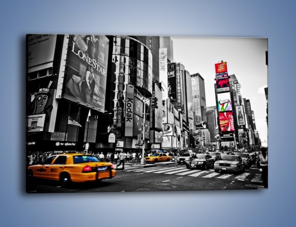 Obraz na płótnie – Times Square w godzinach szczytu – jednoczęściowy prostokątny poziomy AM598