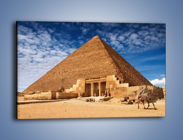 Obraz na płótnie – Wejście do egipskiej piramidy – jednoczęściowy prostokątny poziomy AM602