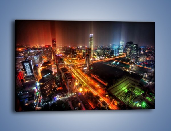 Obraz na płótnie – Niesamowite kolory Pekinu – jednoczęściowy prostokątny poziomy AM632