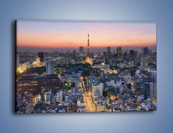 Obraz na płótnie – Tokyo o poranku – jednoczęściowy prostokątny poziomy AM633