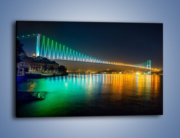 Obraz na płótnie – Most Bosforski w Turcji – jednoczęściowy prostokątny poziomy AM654