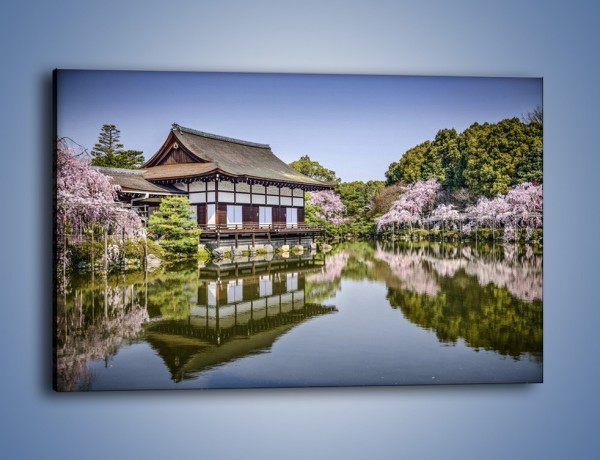Obraz na płótnie – Świątynia Heian Shrine w Kyoto – jednoczęściowy prostokątny poziomy AM677