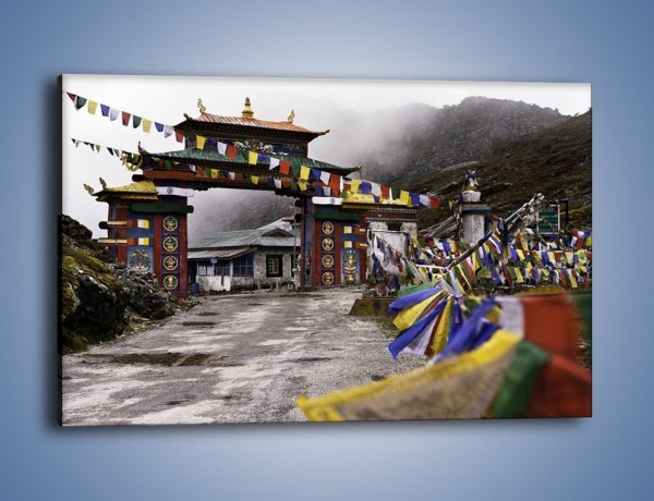 Obraz na płótnie – Brama do miasta Tawang w Tybecie – jednoczęściowy prostokątny poziomy AM689