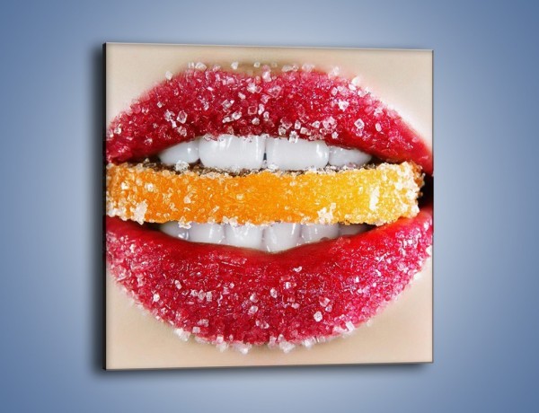 Obraz na płótnie – Cytrusy w słodkich ustach – jednoczęściowy kwadratowy L207