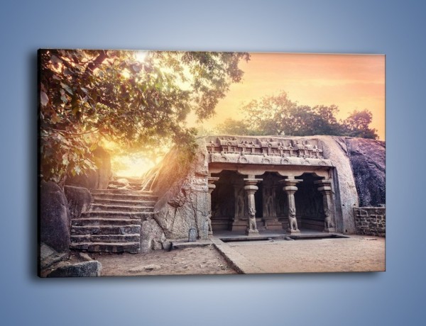 Obraz na płótnie – Varaha Cave – świątynia wykuta w skale – jednoczęściowy prostokątny poziomy AM698
