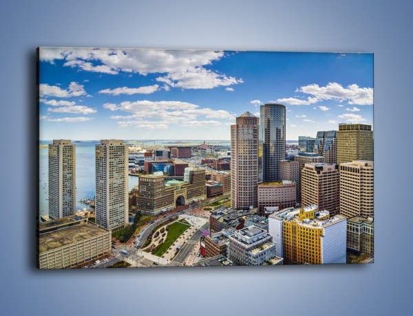 Obraz na płótnie – Boston w stanie Massachusetts – jednoczęściowy prostokątny poziomy AM700