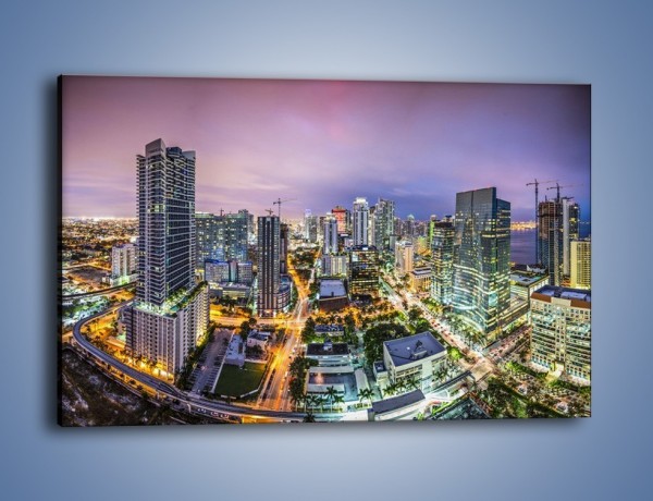 Obraz na płótnie – Centrum Miami – jednoczęściowy prostokątny poziomy AM702
