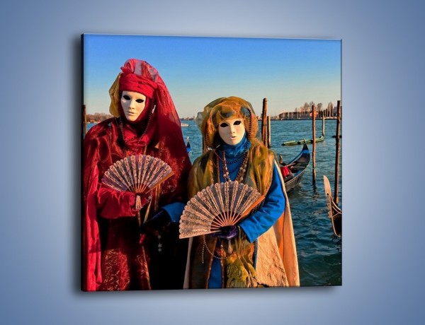 Obraz na płótnie – Wenecja i jej bohaterowie – jednoczęściowy kwadratowy L210