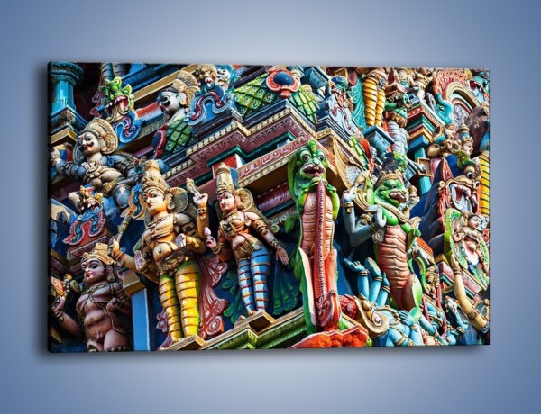 Obraz na płótnie – Zrobienia hinduskiej Świątyni Minakszi – jednoczęściowy prostokątny poziomy AM703